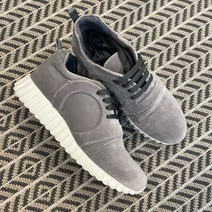 Salvatore Ferragamo Gray Sneakers
